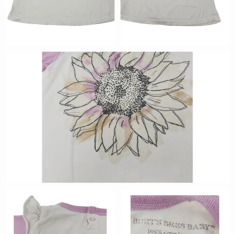 Girls Mixed Bundle Sz 12M VGUC Dress Heart Leggings Tops Ralph Lauren Burts Bees